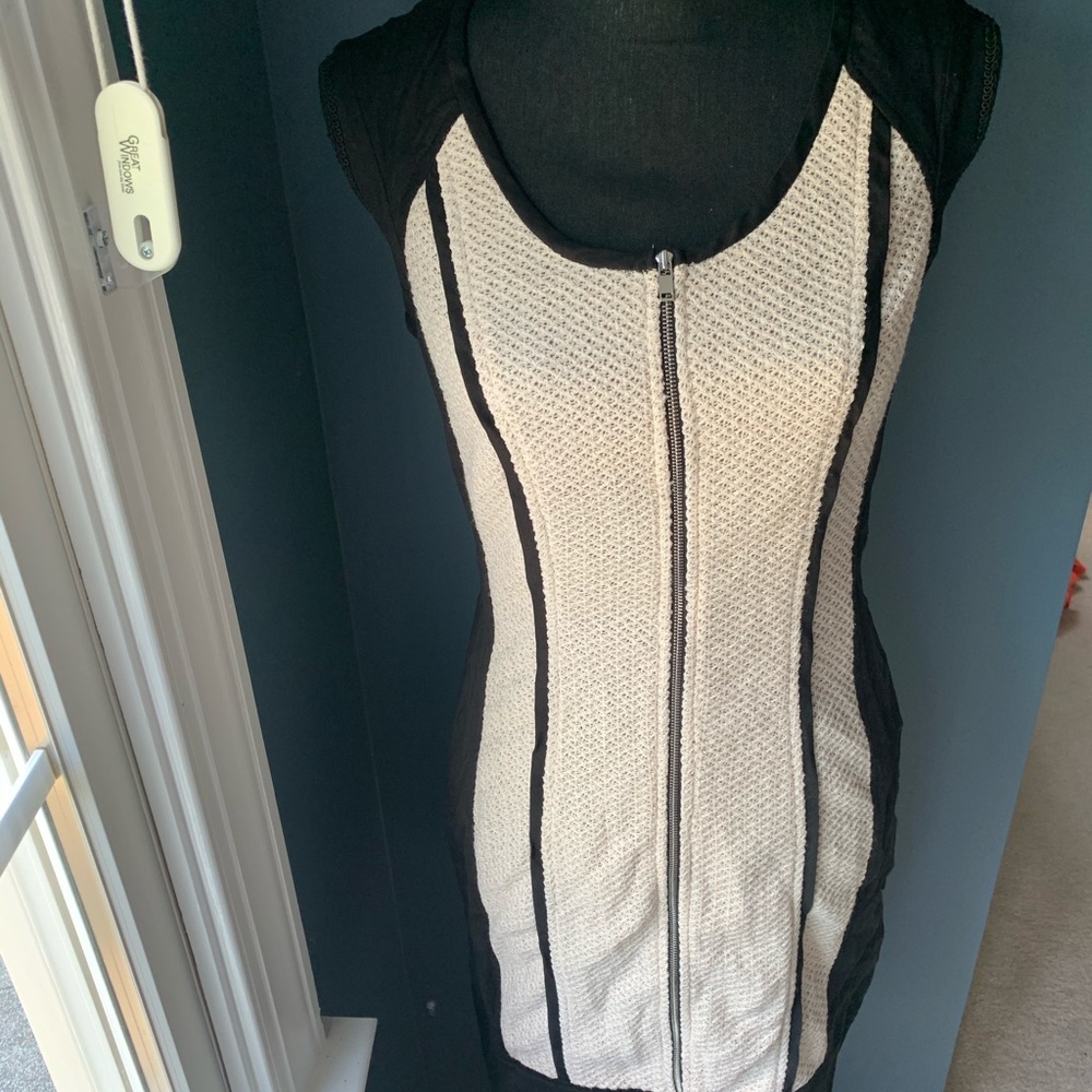 Black/ cream RR dress